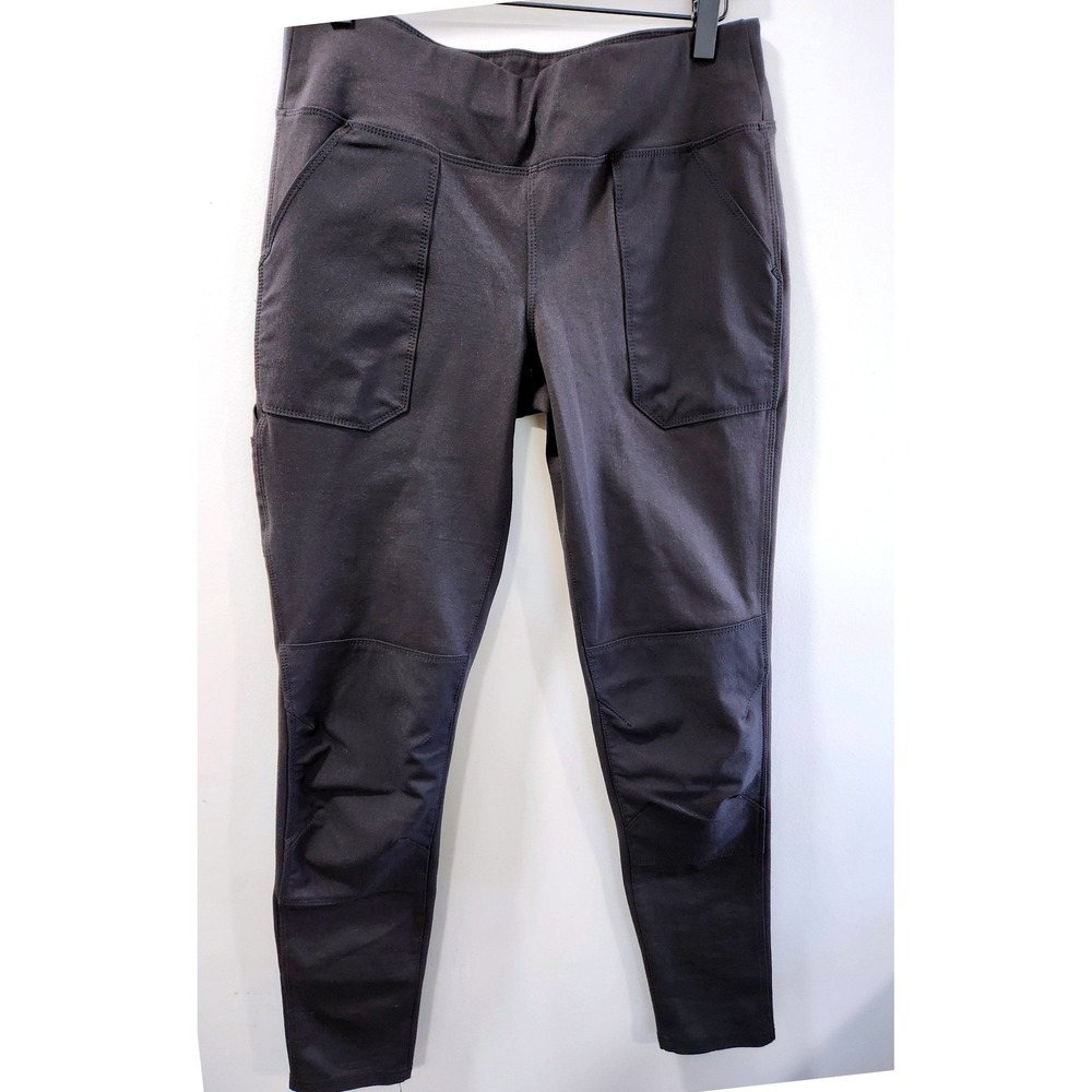 Carhartt Force Utility Leggings Womens Medium Tall Black Rugged Flex Work Pants - Picture 3 of 10